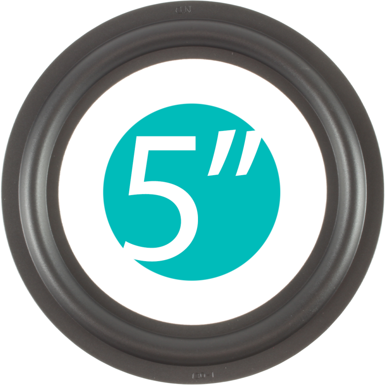 5" - 130mm Speaker Rubber Surround - Edge